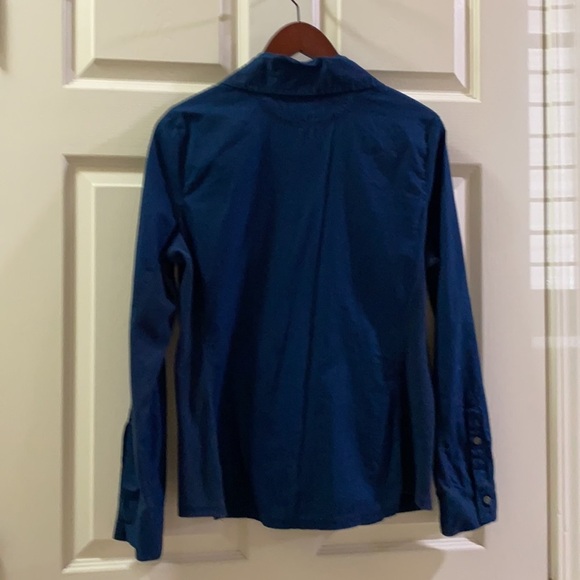 Converse Woman’s Blue Blouse Size L - Picture 5 of 9